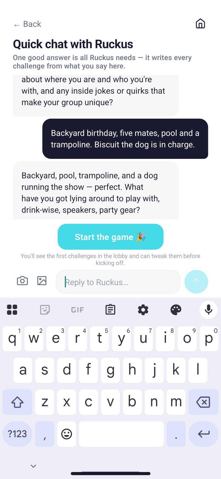 A quick chat with Ruckus about where you are and who you're with